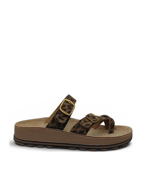 Fantasy Sandals Leather Women's Flat Sandals Le...