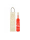 Bimberek Christmas Wooden Transparent Bottle 30cm 500ml
