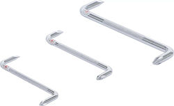 Set 3 Angled Screwdrivers Flat Cross Bgs Diy 7982