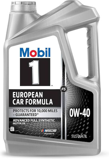 Ulei de motor full sintetic Mobil 1 FS European Car Formula 0W-40 4,73 L Fabricat în SUA