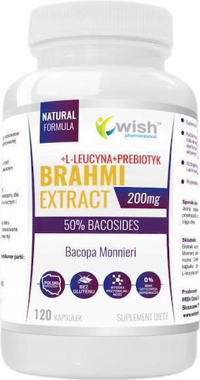 Wish Pharmaceutical Brahmi Extrakt 200mg 120 Kapseln