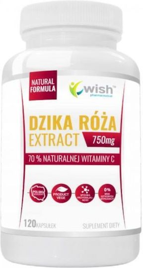 Wish Pharmaceutical Extract de trandafir sălbatic 750mg 120 capsule
