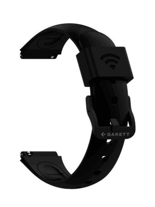 Garett Pay Kids 20 Mm Black Payment Strap