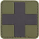 Mfh Patch Velcro Prim Ajutor Verde Oliv Negru