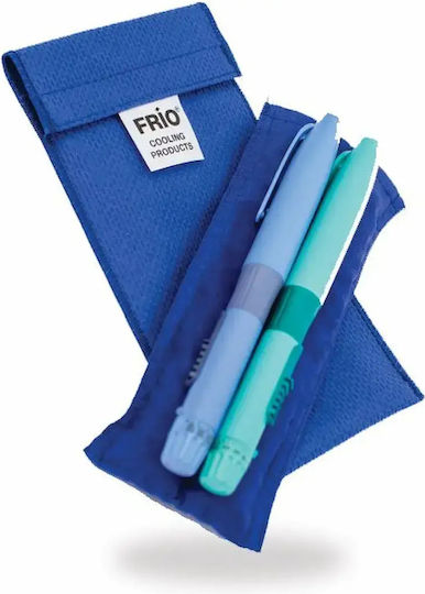 Frio Isoliert Medizinische Tasche Duo Wallet in Blau Farbe