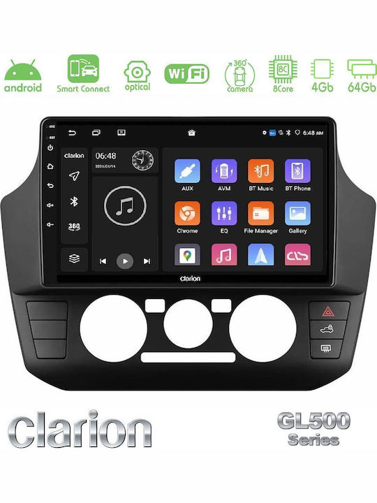 Clarion Auto-Audiosystem für Seat Mii Skoda Citigo mit Touchscreen 9" Bluetooth USB WiFi GPS Apple CarPlay Android Auto