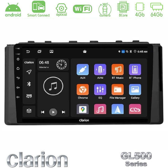 Clarion Car Audio System for Subaru BRZ 2022 Bluetooth USB WiFi GPS Apple CarPlay Android Auto with 9" Touch Screen