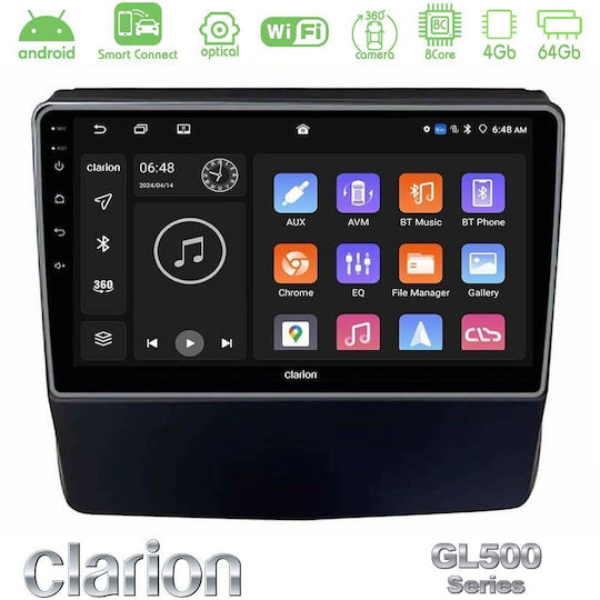 Clarion Sistem Audio Auto pentru Subaru Forester / Impreza 2018-2021 (Bluetooth/USB/Wi-Fi/GPS/Apple CarPlay/Android Auto) cu Ecran Tactil 9"