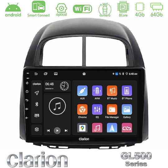 Clarion Car Audio System for Daihatsu Sirion Subaru Justy Bluetooth USB WiFi GPS Apple CarPlay Android Auto with 10" Touch Screen