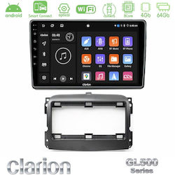 Clarion Auto-Audiosystem Für Fiat 500L 2012-2018 Mit Bluetooth USB Und GPS