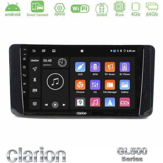 Clarion Car Audio System for Skoda Kamiq 2019-2022 (Bluetooth/USB/WiFi/GPS/Apple CarPlay/Android Auto) with 9" Touch Screen