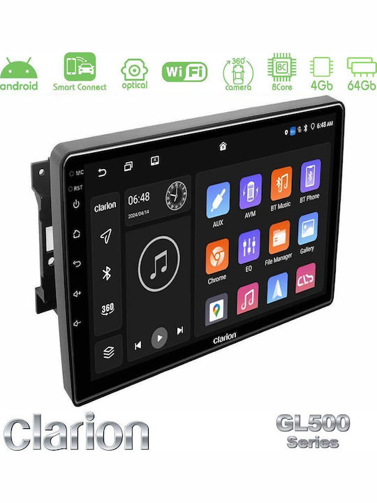 Clarion Auto-Audiosystem für Jeep Kommandant / Kompass / Großer Cherokee / Patriot Dodge Kaliber Chrysler 300C / PT Cruiser mit Touchscreen 10"