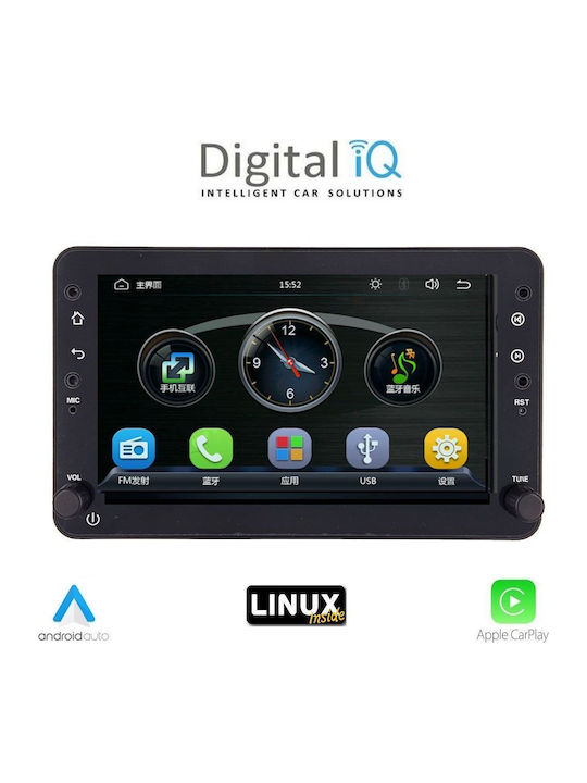 Digital IQ Auto-Audiosystem für Alfa Romeo Spider / Brera 2004-2012 Bluetooth/USB/Eingebautes Wi-Fi / GPS mit 7 Zoll Touchscreen