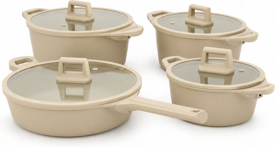 My Home Luxury Cast Aluminum Cookware Set 8 Pieces My Home Luxury Cast Aluminum Cookware Set 8 Pieces