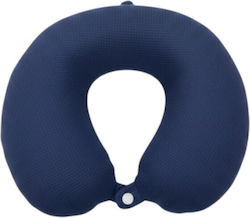 Travel Pillow Memory Foam Blue