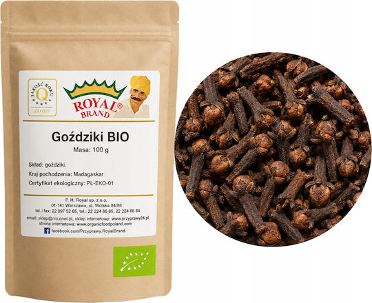 Royal Brand Γαρύφαλλο Βιολογικό Προϊόν 100gr
