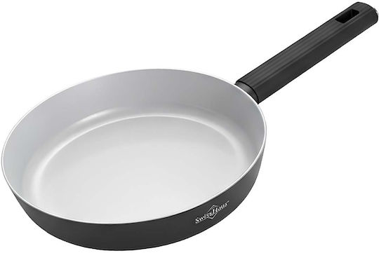 Swiss Haus 26cm Frying Pan Ergonomic Insulated Textured Handle Black
