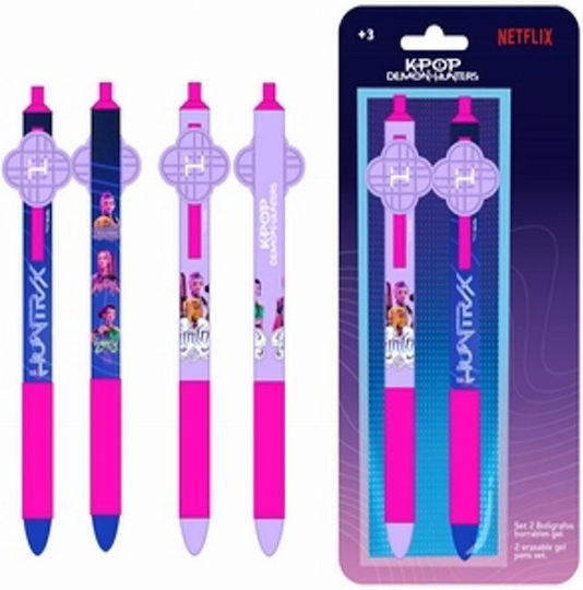 Safta Demon Hunters Pixuri Ballpoint 2 Bucăți