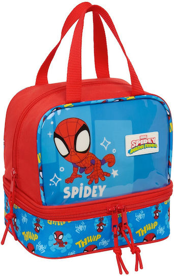 Safta Spidey And His Amazing Friends Kinder Lunchtasche Isoliert Handtasche Mehrfarbig 20cm
