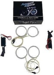 Пръстени Angel Eyes За Фар На Автомобил 12V Ford Focus 2004-2008 Бял Цвят 4 Бр