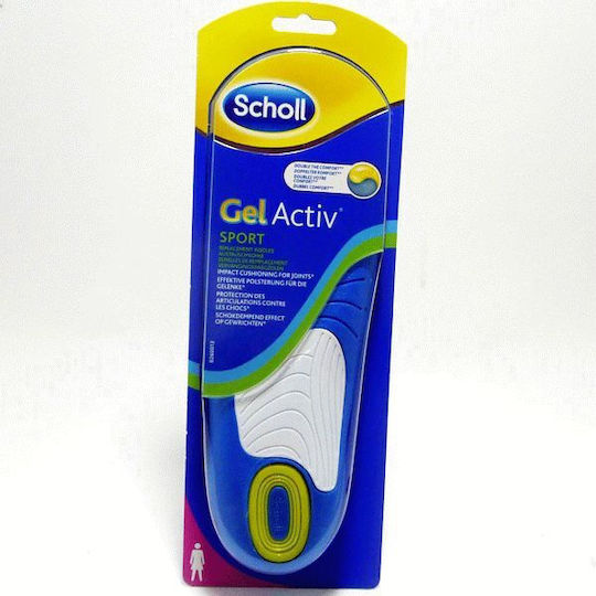 Scholl Ανατομικοί Γυναικείοι Πάτοι Νο 35.5-40.5 GelActiv Sport Scholl (1τεμ)