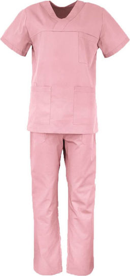 Fabrik Unisex Medizinischer Hose & Bluse Set Rosa MARK846 Pink