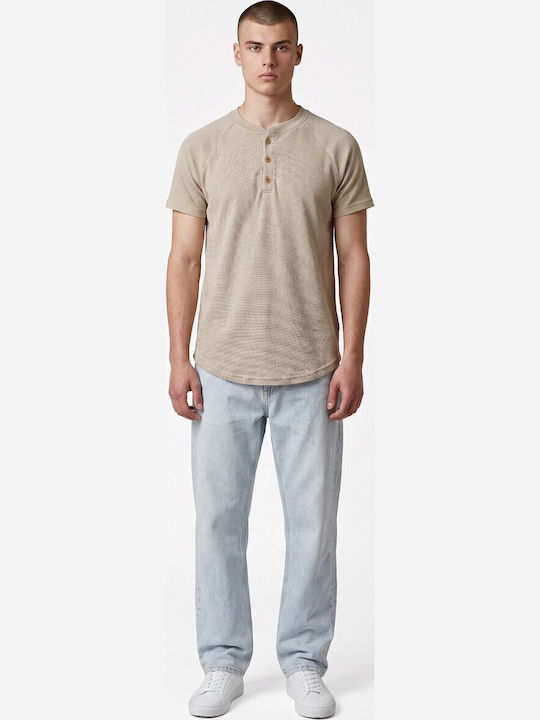 Ben Tailor Waffle T-Shirt Beige
