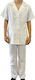 Fabrik MARK967 Weibliches Medizinisches Kittel Set Hose & Bluse Weiß aus Baumwolle und Polyester