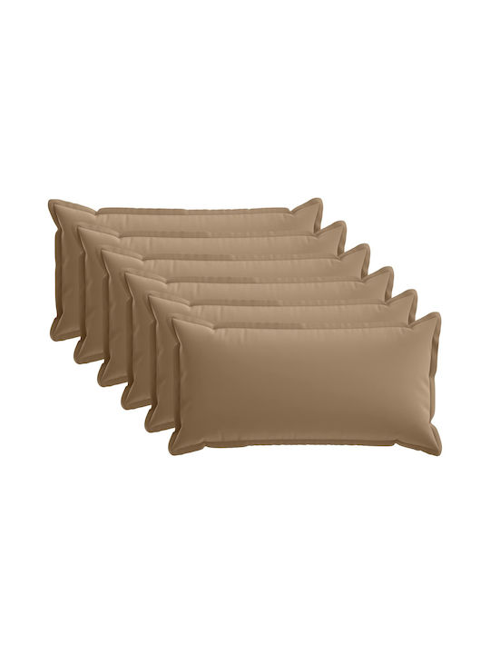vidaXL Decorative Pillow Case Houten Taupe 80x40cm