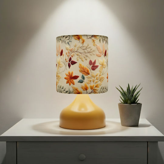 Inspiral Tree Μεταλλικό Πορτατίφ για Ντουί E27 με Πορτοκαλί Καπέλο και Βάση