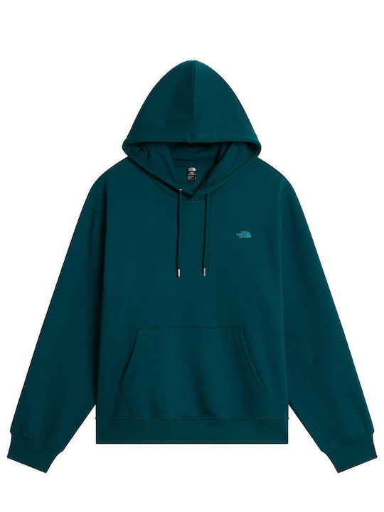 Simple Dome Sweatshirt mit Kapuze Grün