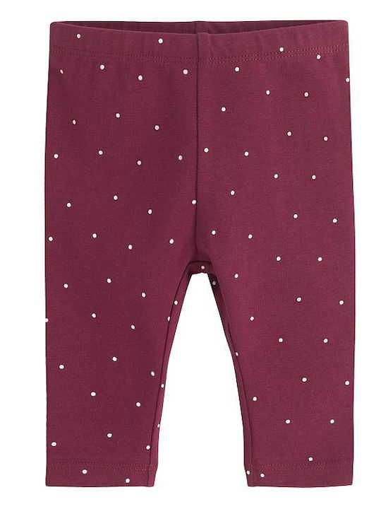 Kids Leggings Long Red