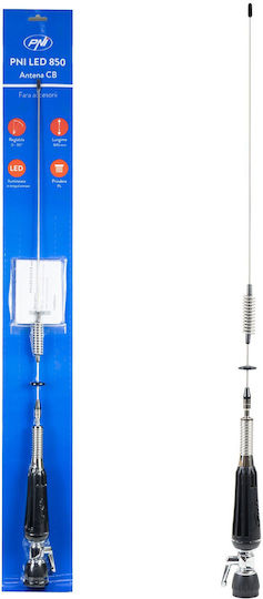 PNI Led 850 Autoantenne CB Autoauto 85cm Ohne Kabel & Basis 300w Beleuchteter Spulenkörper Pl Ø16mm