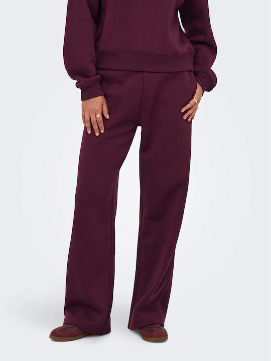 Only Γυναικεία Παντελόνα σε Ίσια Γραμμή Mauve