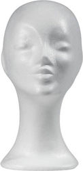 Декоративна Женска Глава Бяла 33x55см 272.040.0010.02