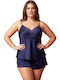 Jumelles Sommer Babydoll Blau