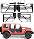 Vevor Tube Doors 4 Door Jeep Wrangler JL JLU 2018-2026 Gladiator JT 2020-2026 Steel Mirrors JPC4MCXSLFG2H19VI001V0