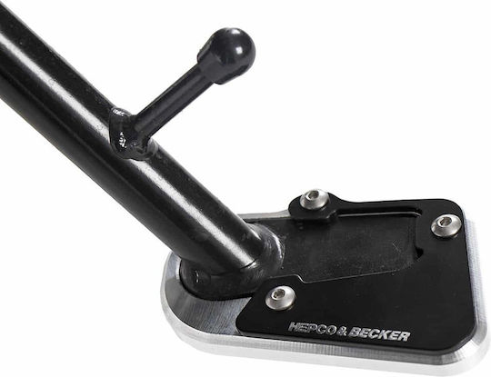 Разширение За Страничен Щанд Сребристо Черно Bmw R 1250 Rt '19-'25 42116523-00-91 Hepco & Becker