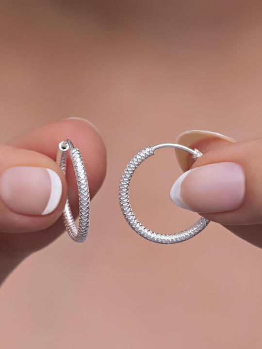 Heliophilia Silver Ohrringe aus Silber Graues