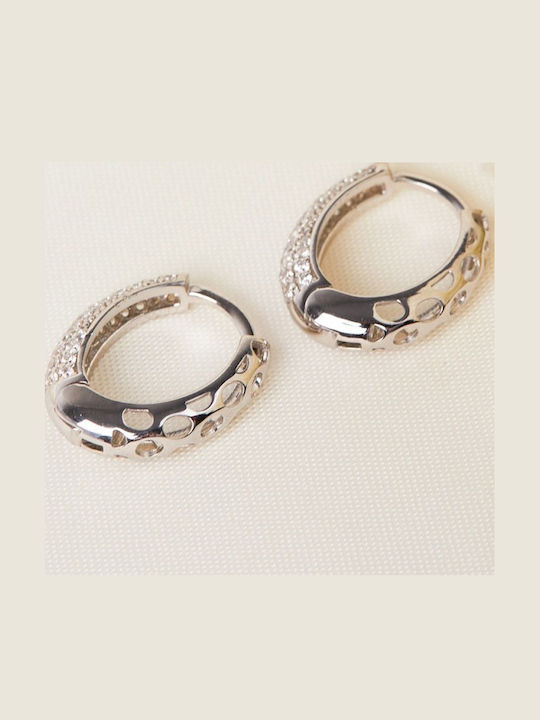 Elika Silver Ohrringe aus Silber Graue