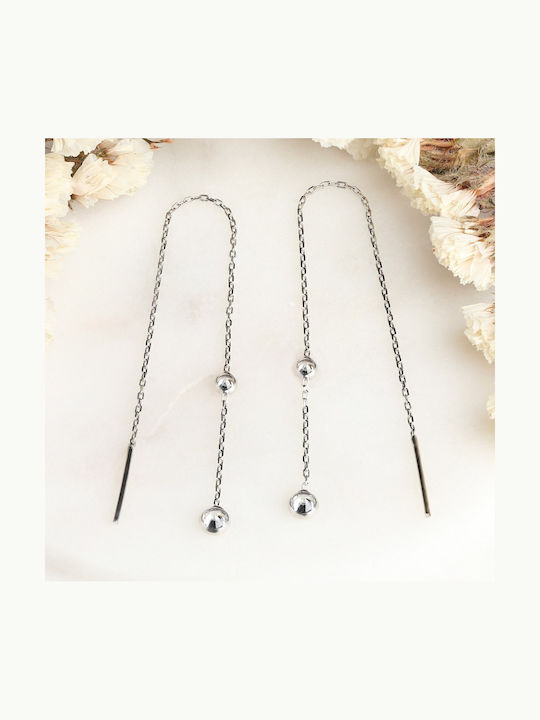 Heliophilia Silver Ohrringe aus Silber Graue