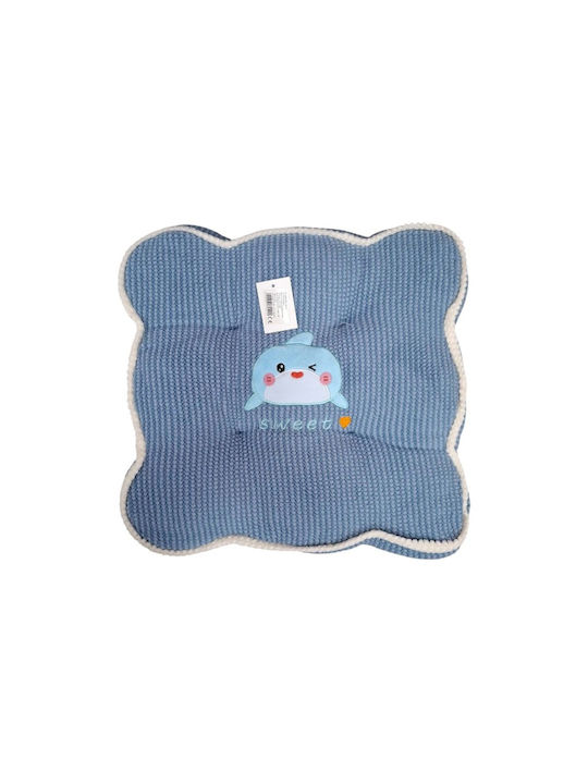Garden Chair Cushion Blue 40x40cm