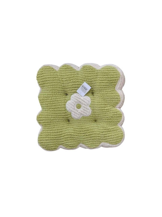 Garden Chair Cushion Green 40x40cm
