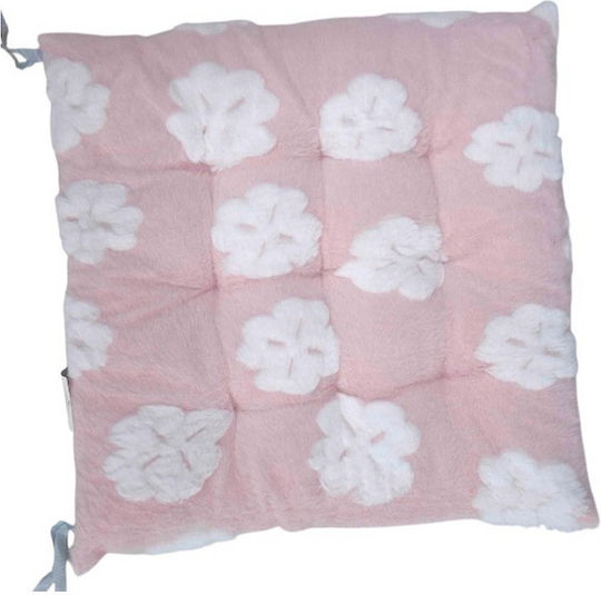 Garden Chair Cushion Pink 40x40cm