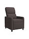 Relax Sessel Dunkelbraun 66x95x100cm