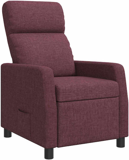Relax Armchair Purple 66x95x100cm Relax Armchair Purple 66x95x100cm