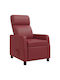 Relax Sessel Rote 66x95x100cm