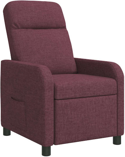 Relax Armchair Purple 66x95x100cm Relax Armchair Purple 66x95x100cm