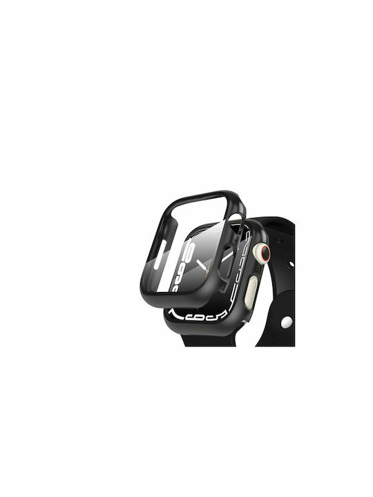 Plastic Wearable Case in Black Colour for Apple Watch 45mm