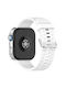 Huawei Watch Fit4 Pro Fit4 Fit3 Xdfind Silver Buckle Monochrome Watch Strap Silicone White